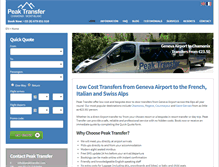 Tablet Screenshot of peaktransfer.com